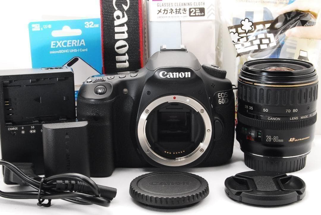 Canon EOS 60D 一眼レフカメラ 届いてすぐ使える スマホ転送
