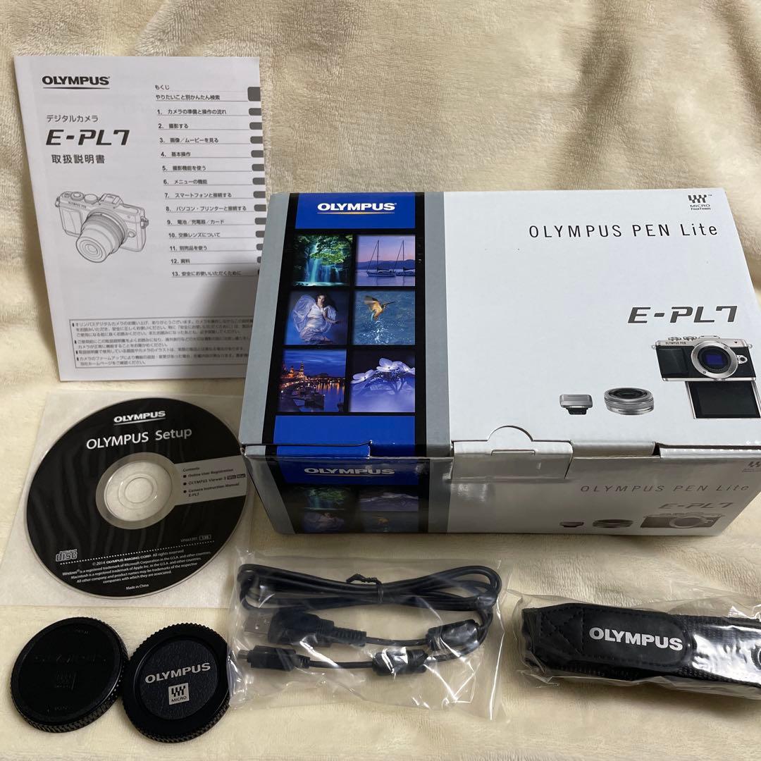 OLYMPUS PEN E-PL7 ホワイト ミラーレスカメラ 美品