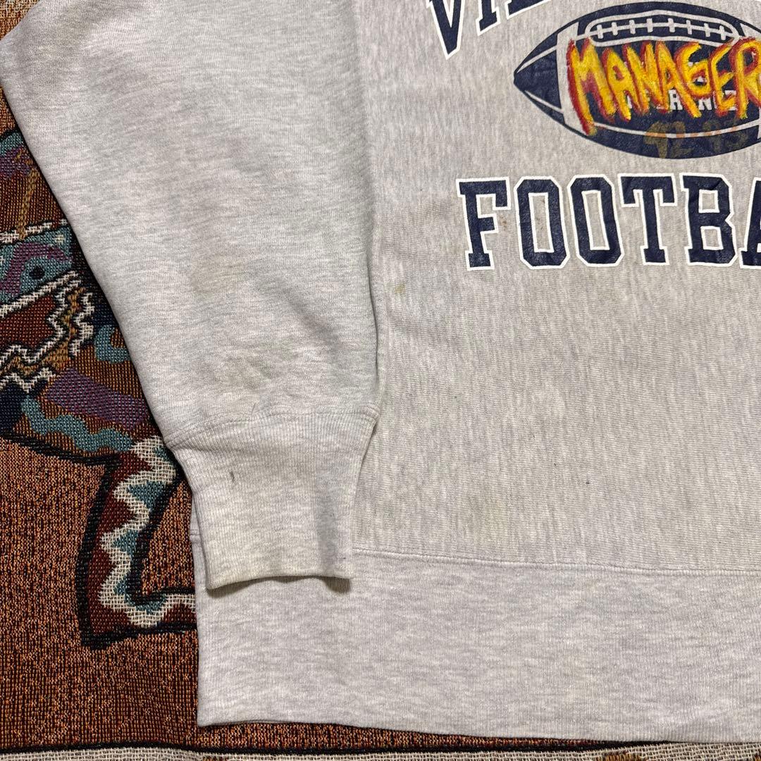 あ*ゆ様 90’s チャンピオン リバースウィーブ カレッジ 三段 ハンドペイン