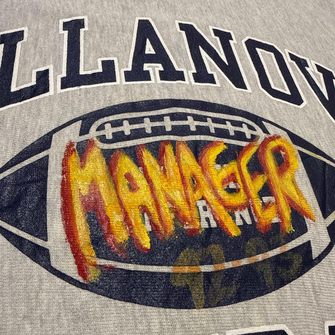 あ*ゆ様 90’s チャンピオン リバースウィーブ カレッジ 三段 ハンドペイン