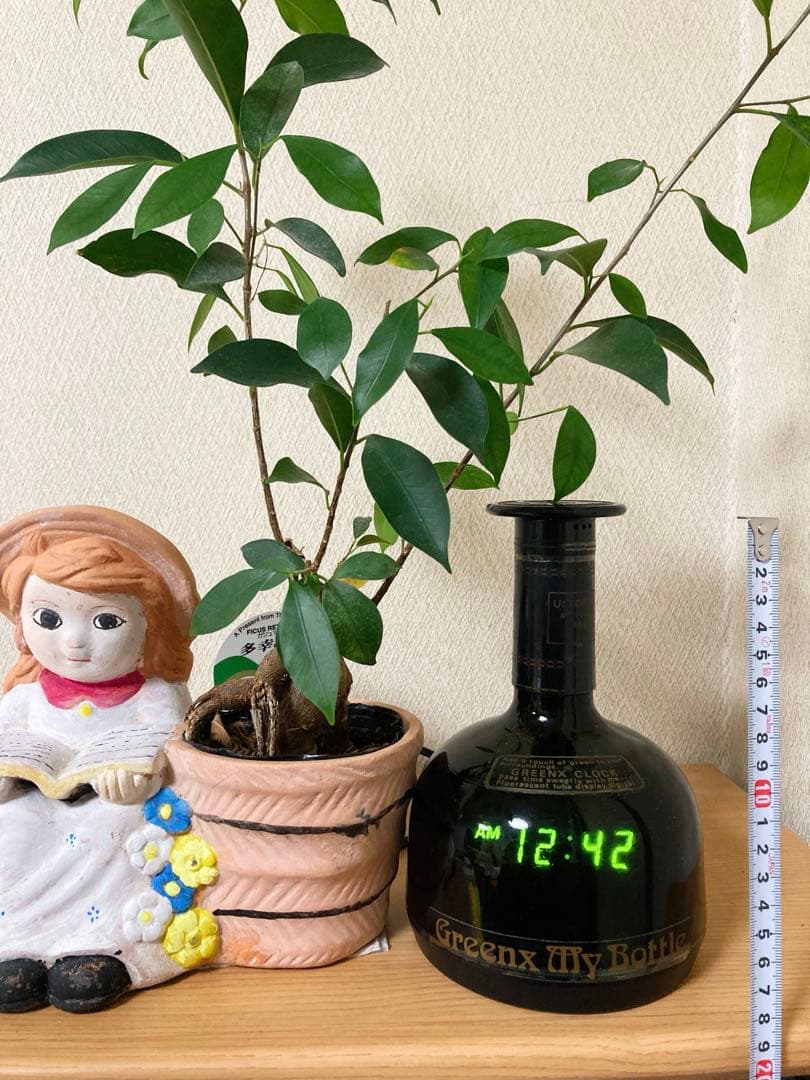 ボトル型デジタル時計　昭和レトロ　ヴィンテージ