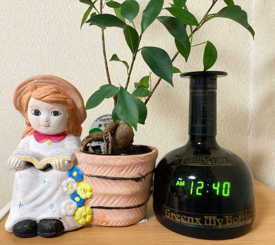 ボトル型デジタル時計　昭和レトロ　ヴィンテージ