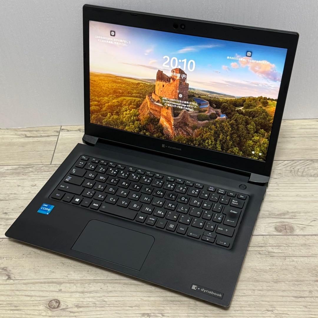 【高性能11世代】Win11 Dynabookノートパソコン 超軽量 カメラ