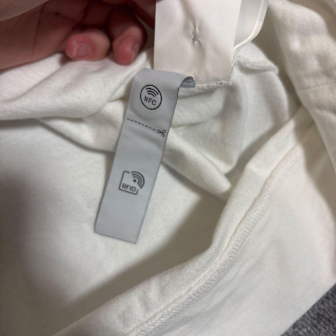 Stone  ホワイト 長袖トレーナー