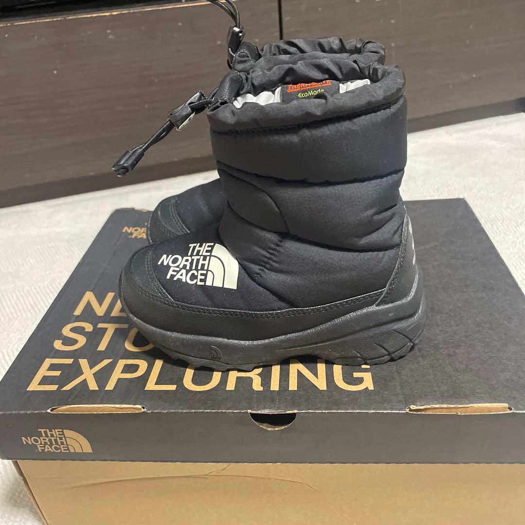 【美品】ザ　ノースフェイス　ヌプシブーツ　キッズ17センチ　非売品消臭剤セット