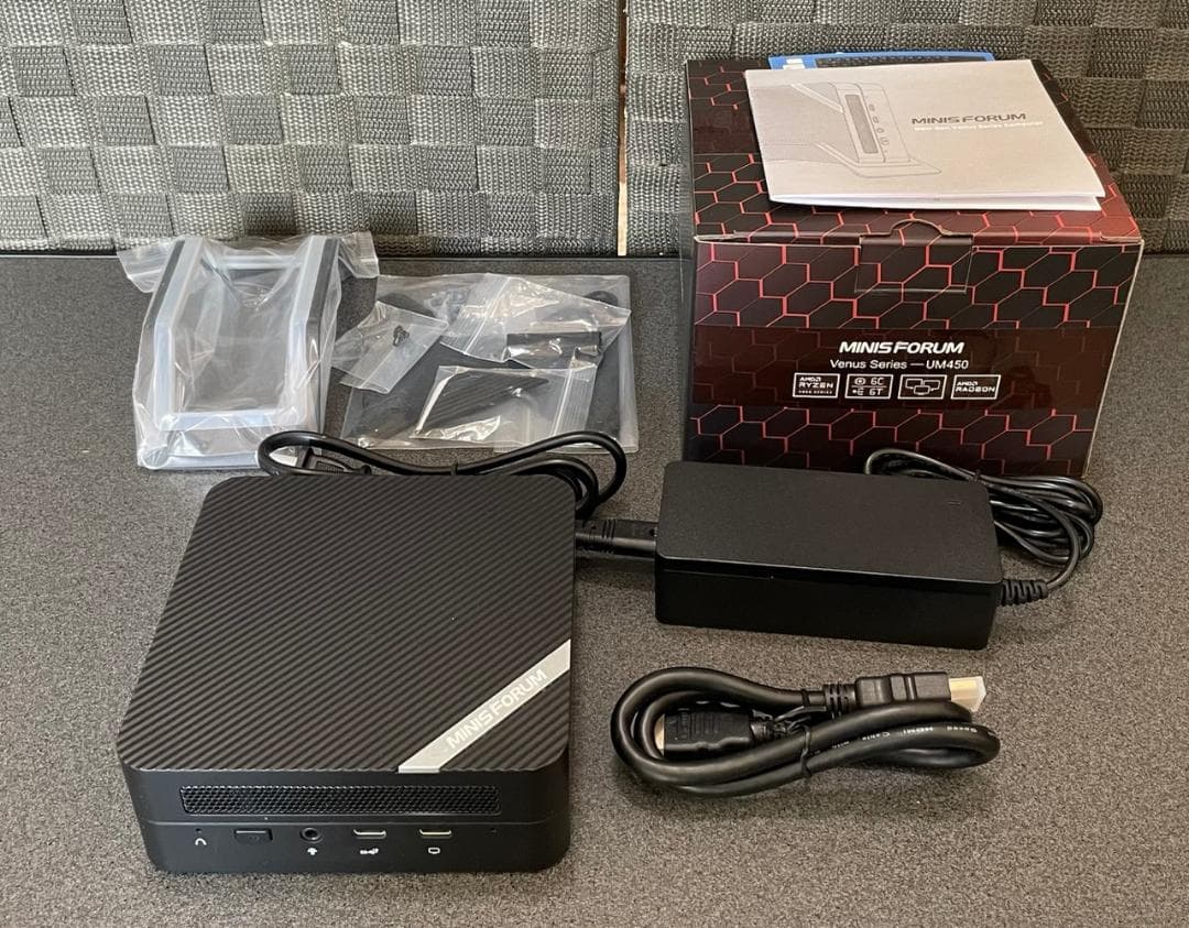 ミニPC Minisforum UM450 Ryzen5 32GB 512GB