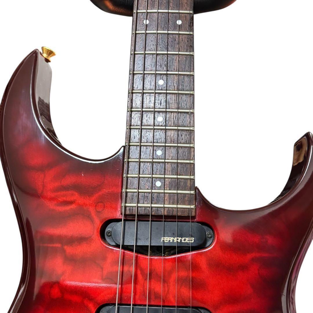 FERNANDES FGZ-400 キルトメイプル レッド エレキギター
