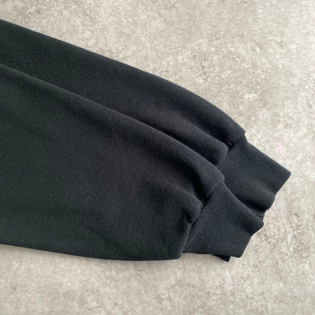 90s JERZEES 無地 スウェット シャツ USA製 黒 ブラック XL