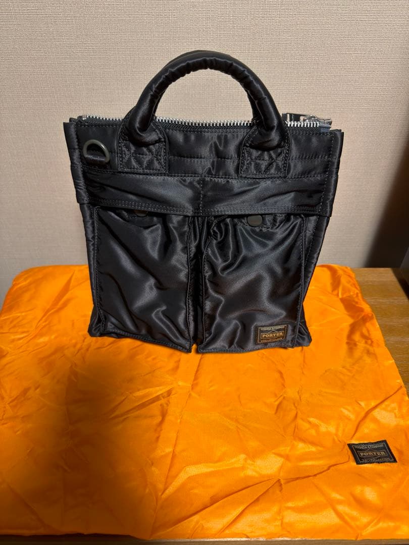 【asa☆38さん専用】PORTER TAMKER スクエアトートバッグ