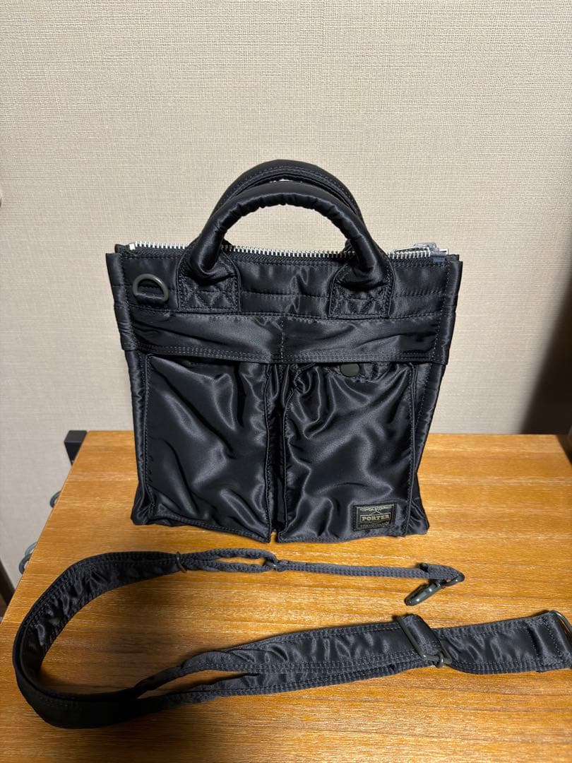 【asa☆38さん専用】PORTER TAMKER スクエアトートバッグ