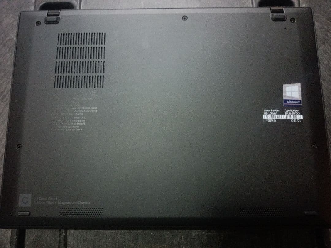 ThinkPad x1 nano i7 16gb 1TB タッチパネル LTE