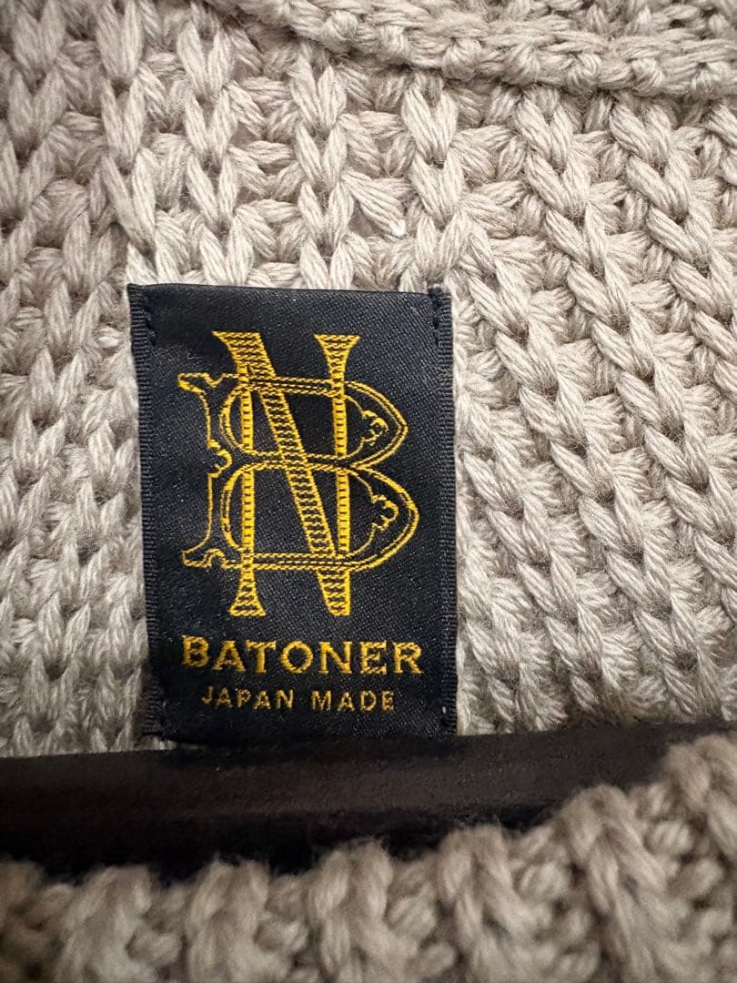 バトナー　シグネチャーニット　ウール