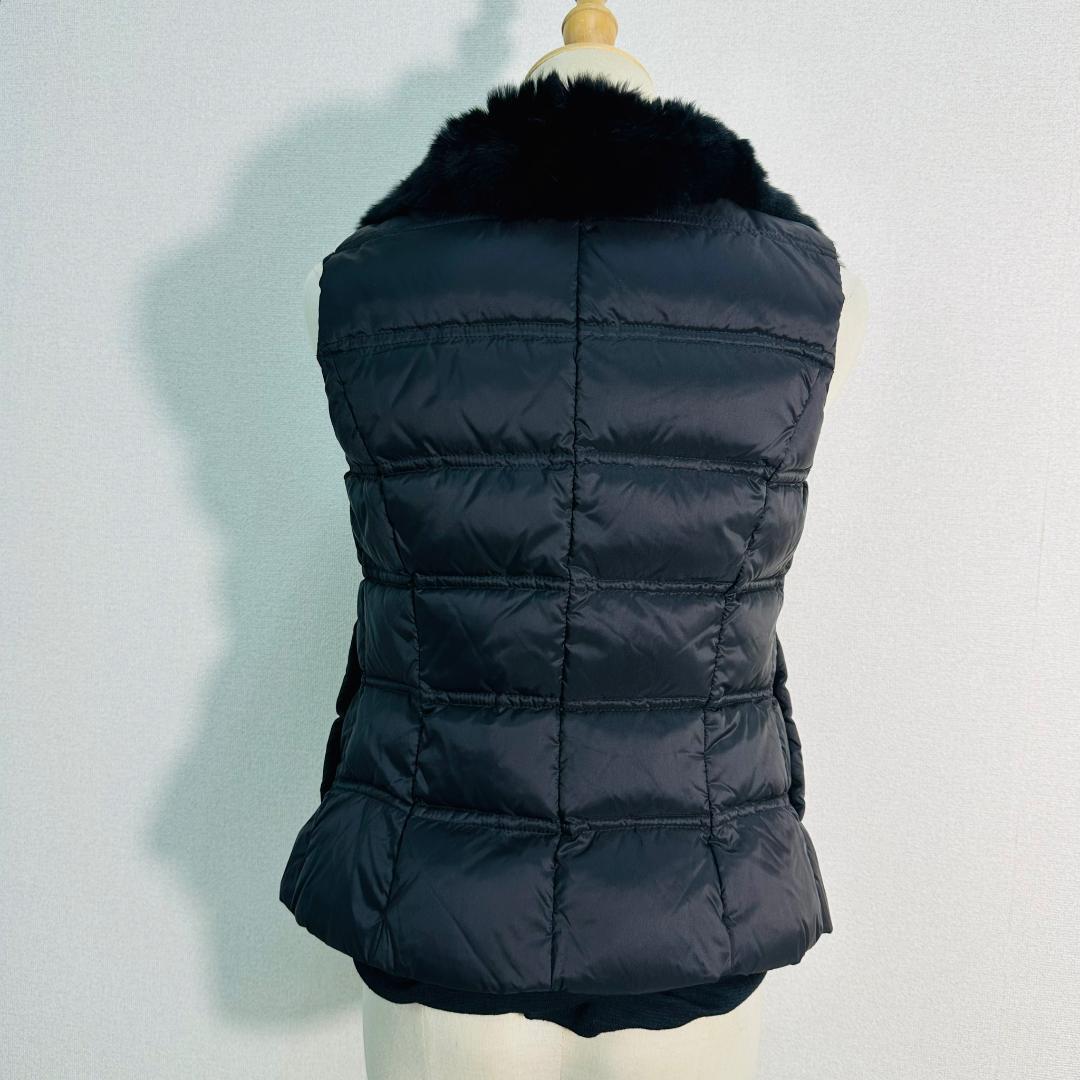 【極美品】ソークロース レザージャケット ファー付ダウンベストセット S 黒