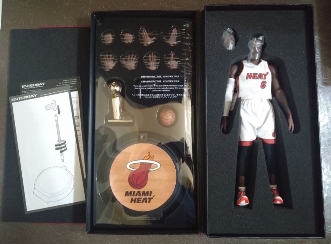 ENTERBAY レブロンジェームズ　リアルマスターピース　マイアミヒート