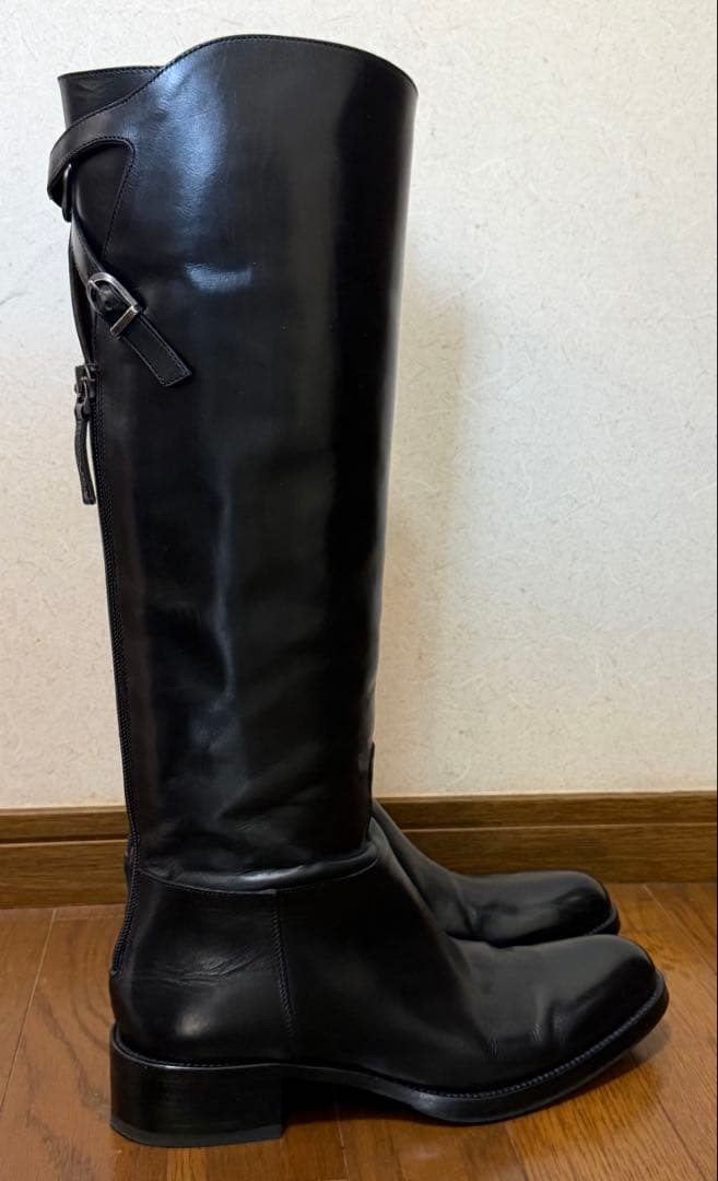 SARTORE ロングブーツ　ジョッキー　黒　サルトル　39