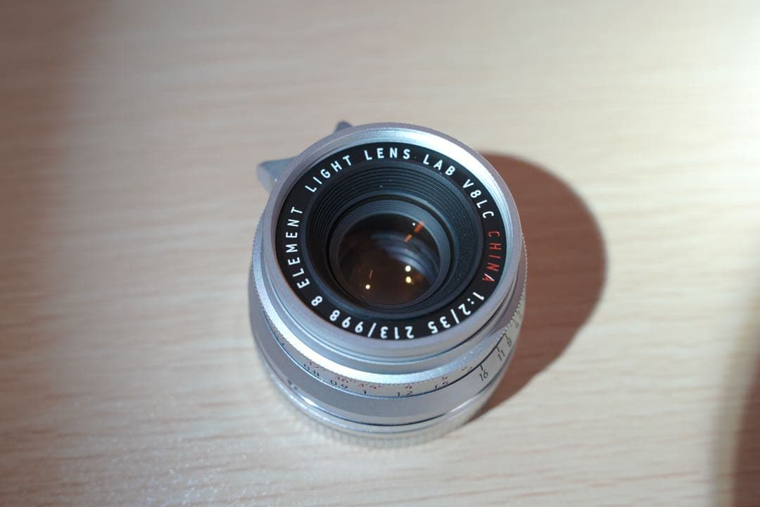 Light lens lab 35mm F2 ライカM シルバー
