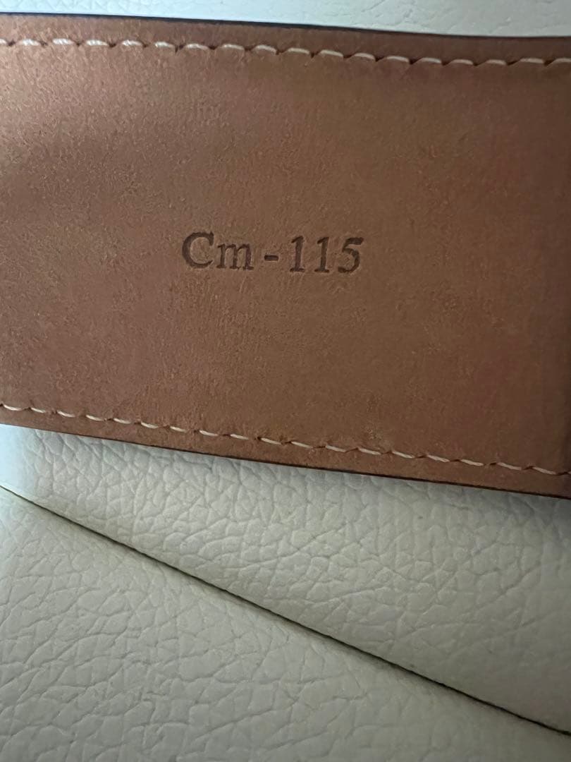 Salvatore Ferragamo レザー ベルト ダークブラウン定価5万