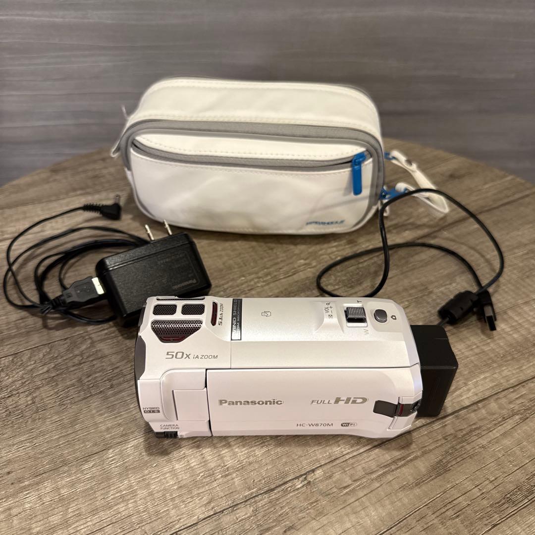 【美品】Panasonic HC-W870M ビデオカメラ 箱無しケースサービス