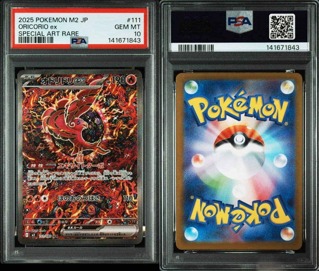 【PSA10】オドリドリex SAR 111/080　ワンオーナー