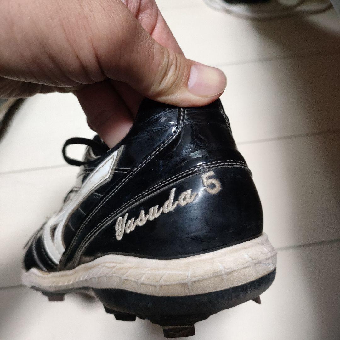 あ*。様 【レア】千葉ロッテマリーンズ安田選手　実使用スパイク　ミズノプロ　オー