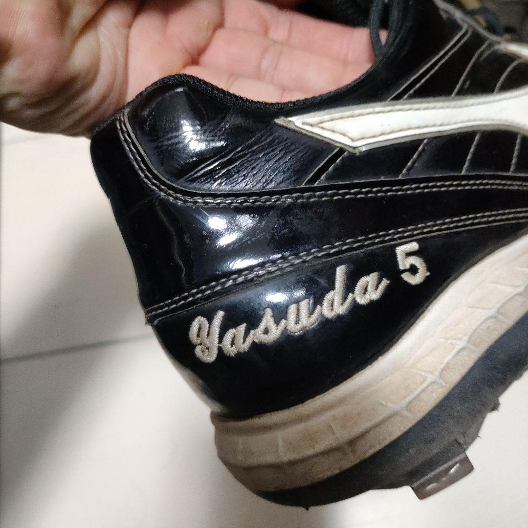 あ*。様 【レア】千葉ロッテマリーンズ安田選手　実使用スパイク　ミズノプロ　オー