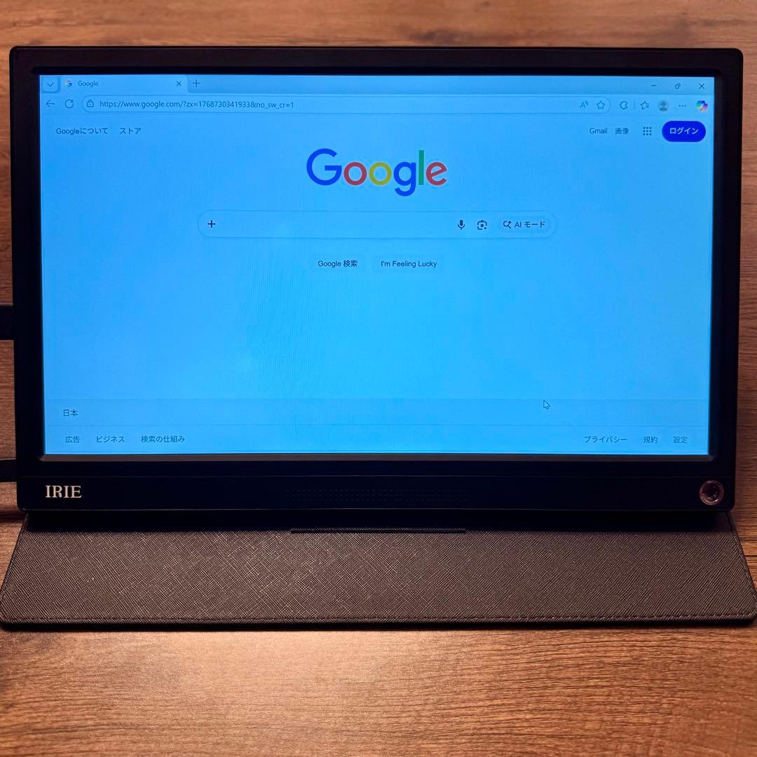 【値引可】IRIE 液晶ディスプレイ モバイルモニター 15.6インチ
