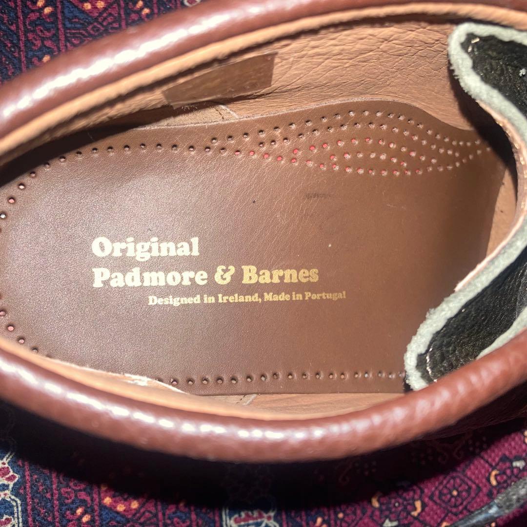 【新品未使用】padmore&barnes ワラビーシューズ／サイズ5