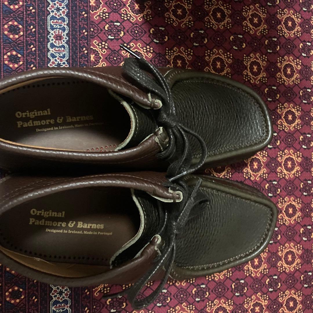 【新品未使用】padmore&barnes ワラビーシューズ／サイズ5