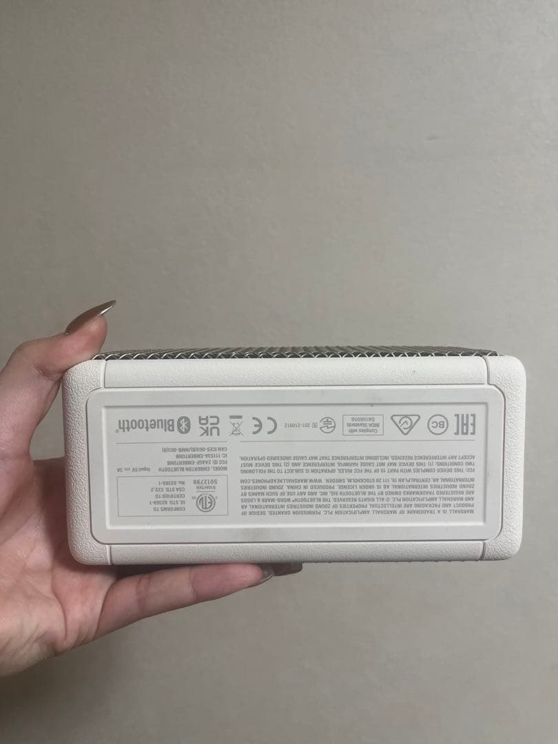 状態良好◎ Marshall ワイヤレススピーカー クリーム