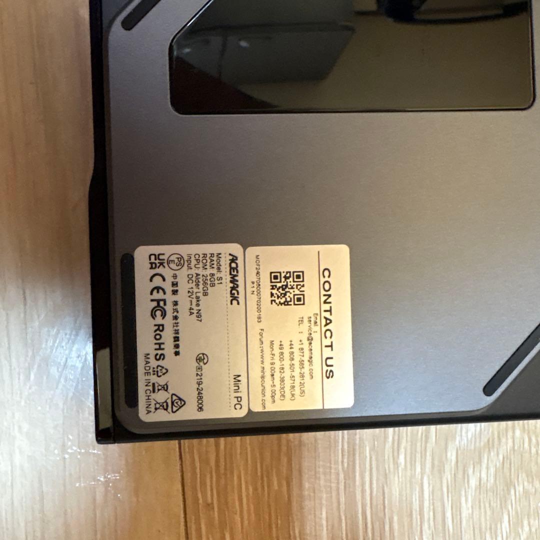 ACEMAGIC ミニPC 本体　Intel N97