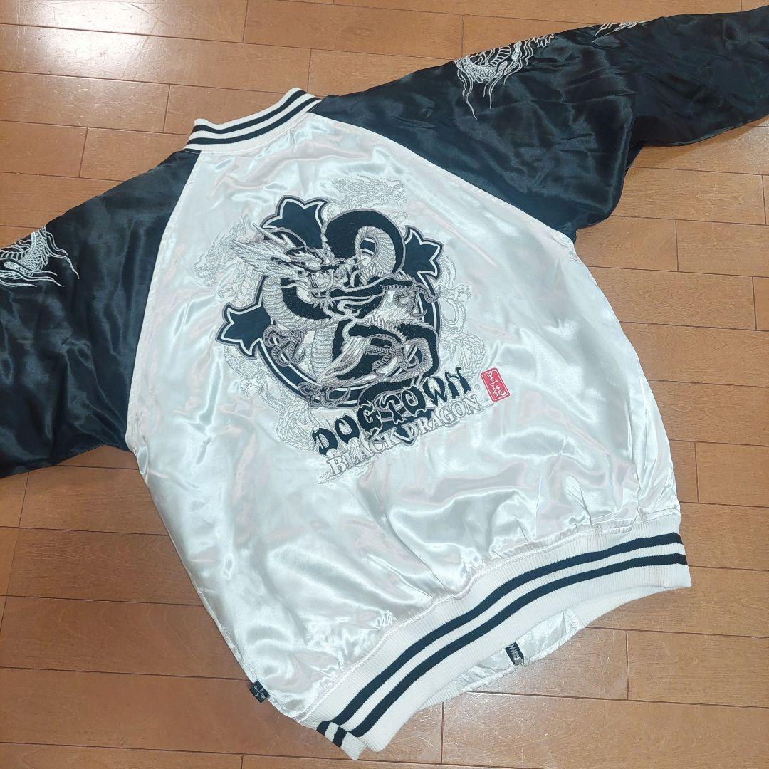 Suyasuya様DOG TOWN 　スカジャン　黒龍