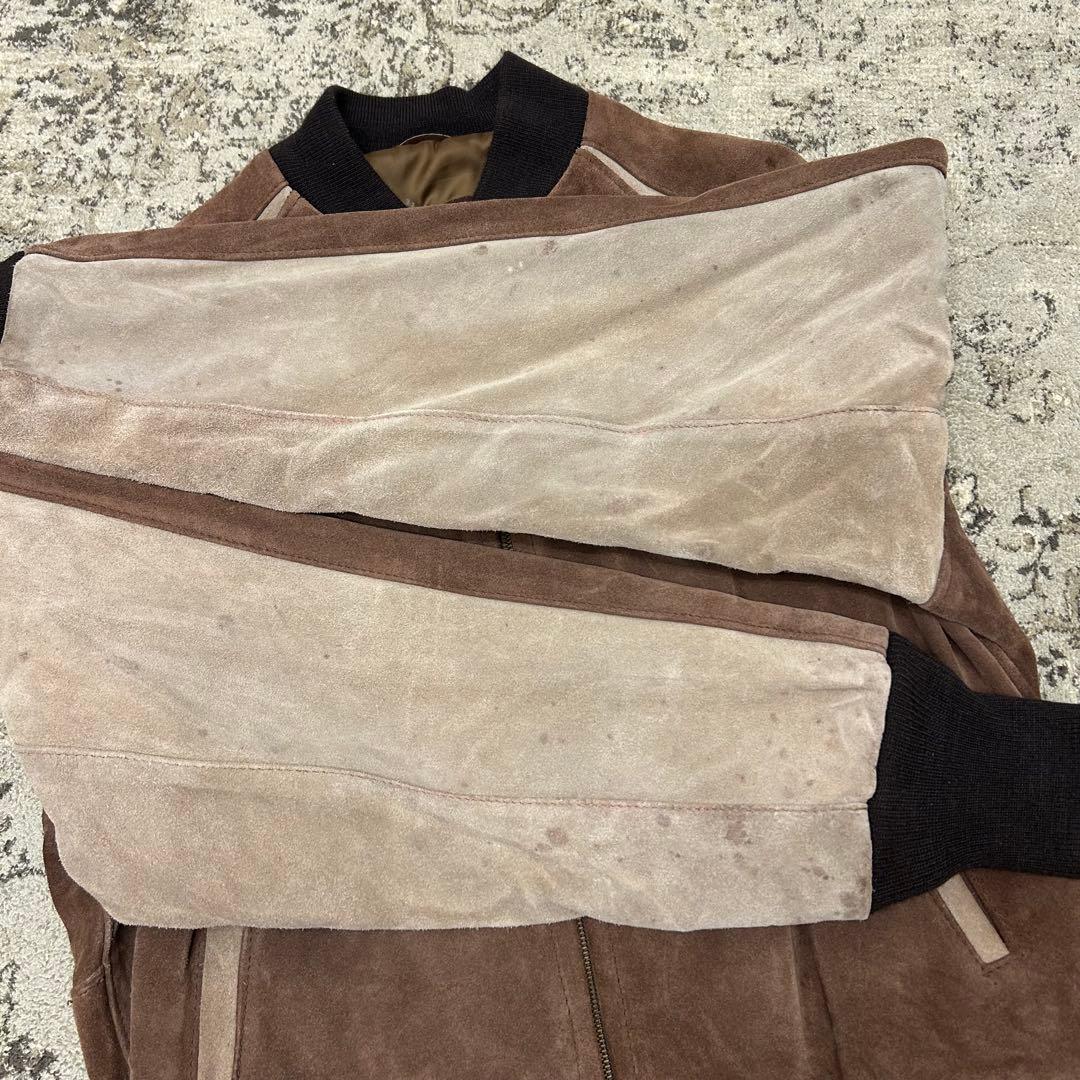 SCHOTT 70s IDEAL ロゴ刺繍 スエード 40 米国製　スタジャン