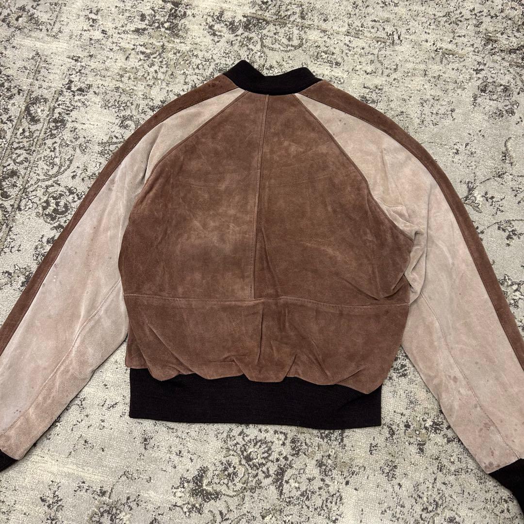 SCHOTT 70s IDEAL ロゴ刺繍 スエード 40 米国製　スタジャン