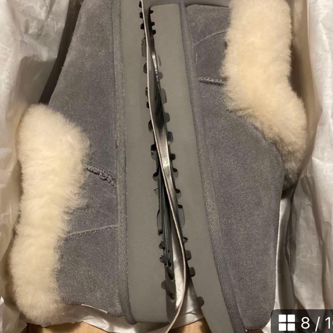 【更に更に値下げしました】UGG グレー ムートンブーツ 23センチ