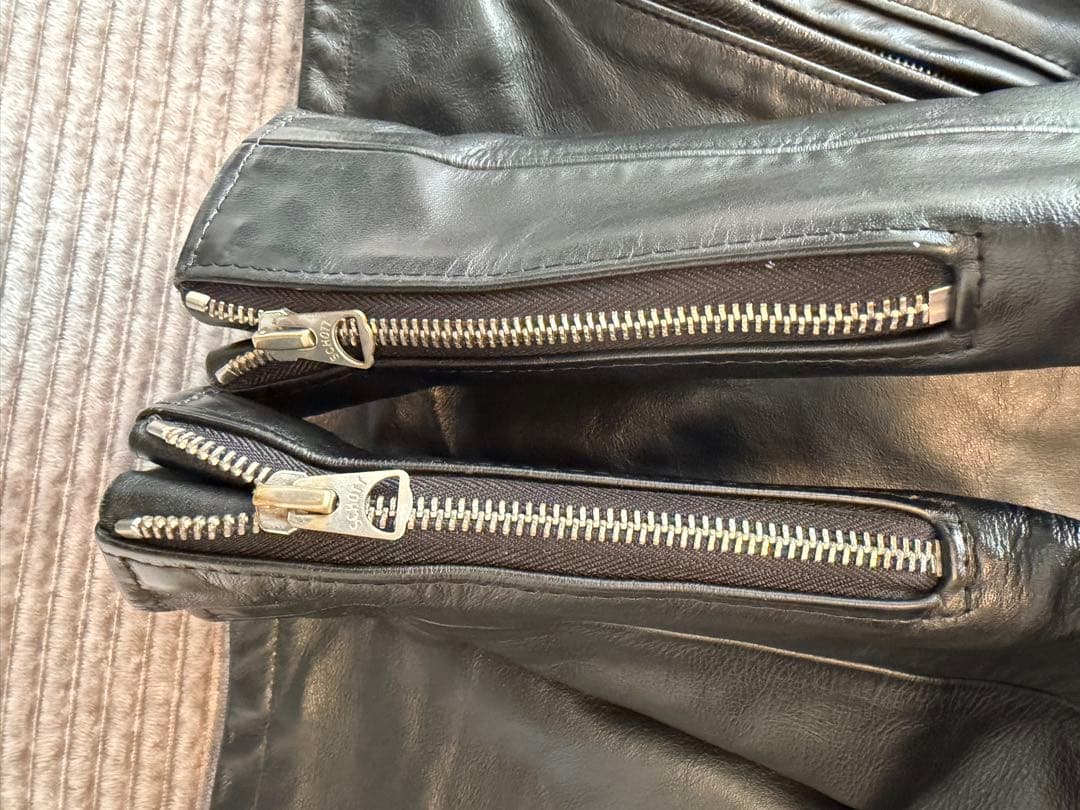 schott 643 シングルライダースジャケット 40