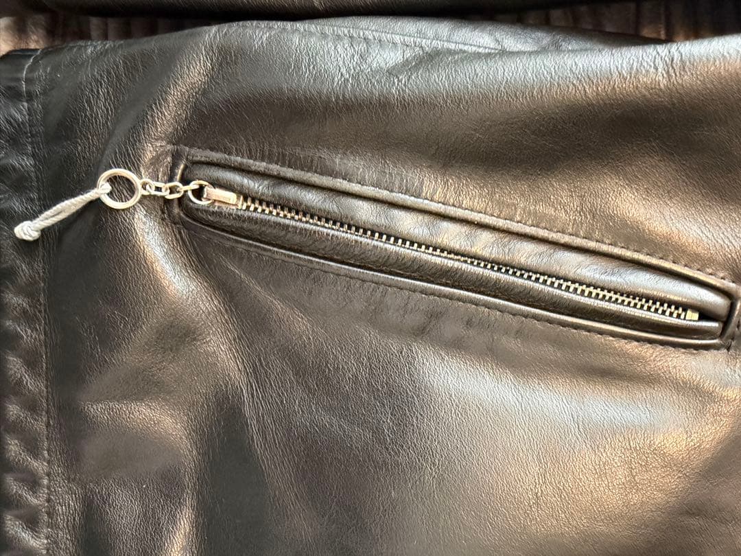 schott 643 シングルライダースジャケット 40