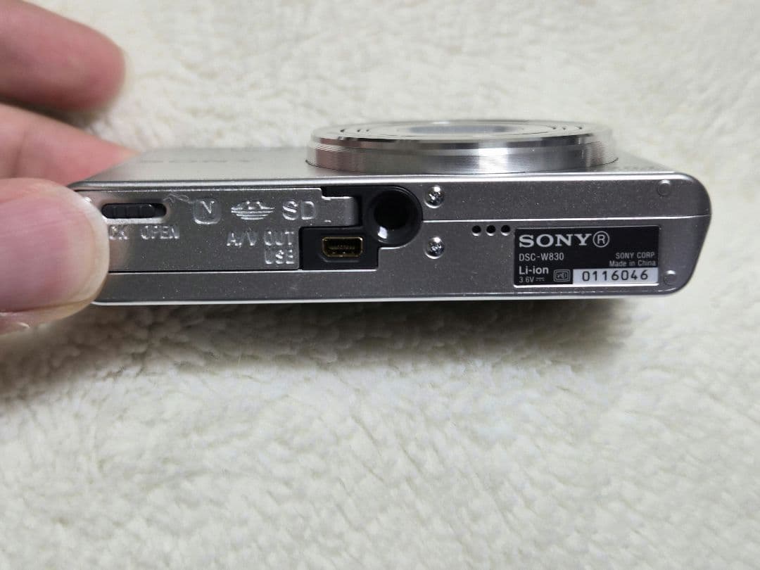 「動作確認済み✨️」SONY DSC-W830 バッテリー付き✨️