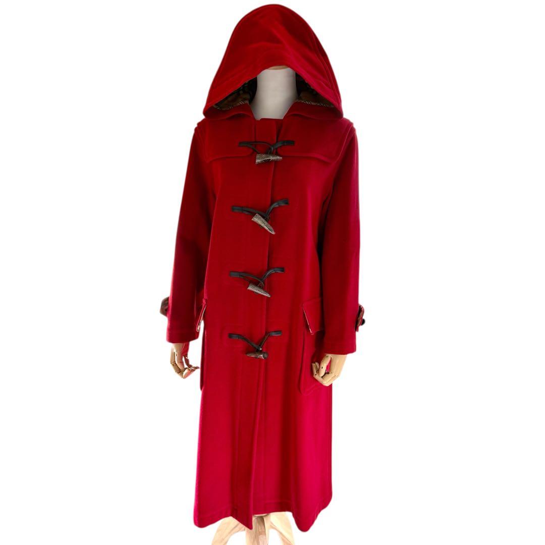 【美品】BURBERRY バーバリー　ノバチェック　ヘリンボーン　ダッフルコート