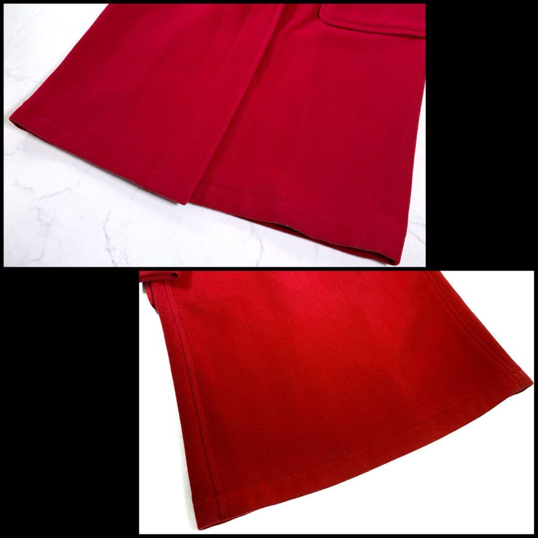 【美品】BURBERRY バーバリー　ノバチェック　ヘリンボーン　ダッフルコート