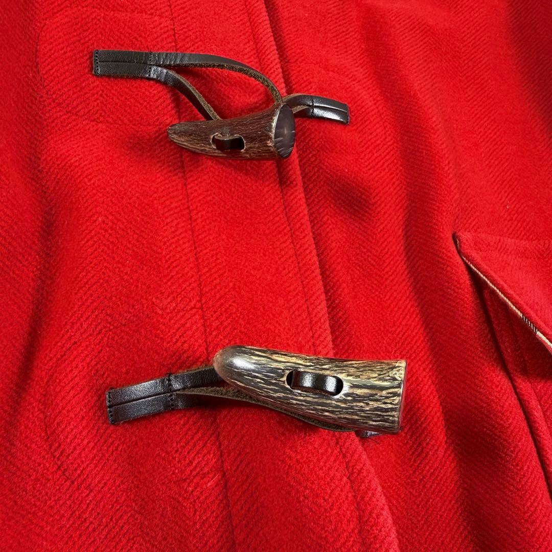 【美品】BURBERRY バーバリー　ノバチェック　ヘリンボーン　ダッフルコート