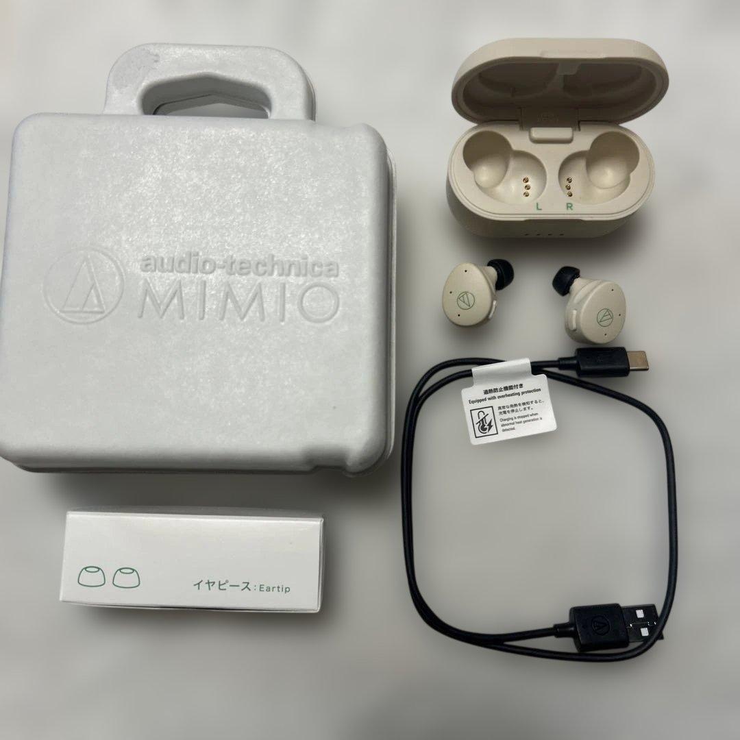 オーディオテクニカ　ミミオ MIMIO ヒアリングアシストイヤホン　試用のみ