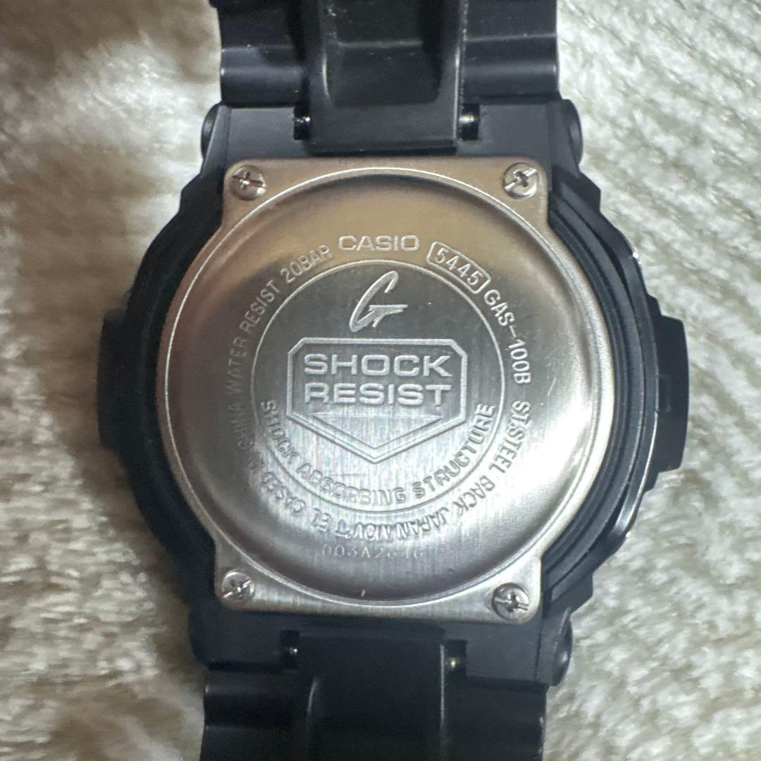 CASIO G-SHOCK GAS-100B デジタル腕時計