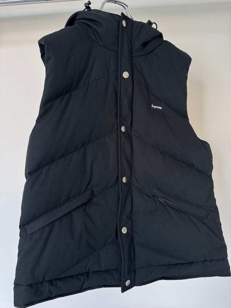 Supreme12AW Hooded Down Vest М