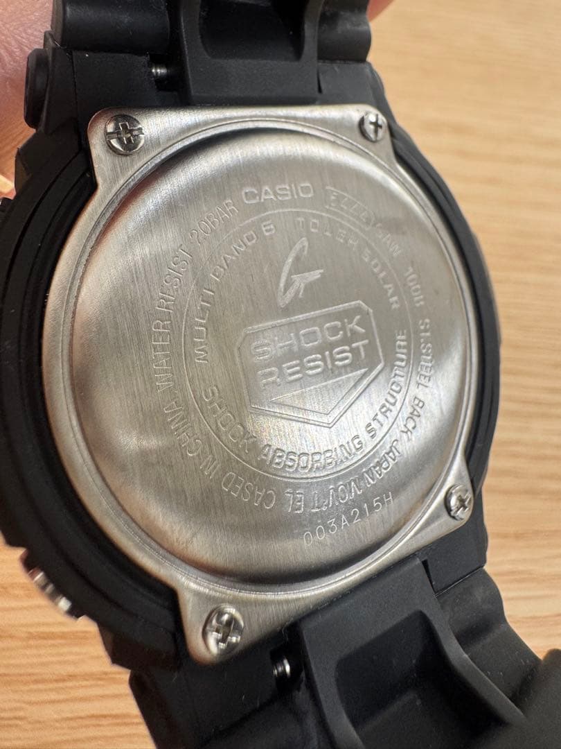 動作品 カシオ Gショック GAW-100B-1A2JF 電波ソーラー腕時計