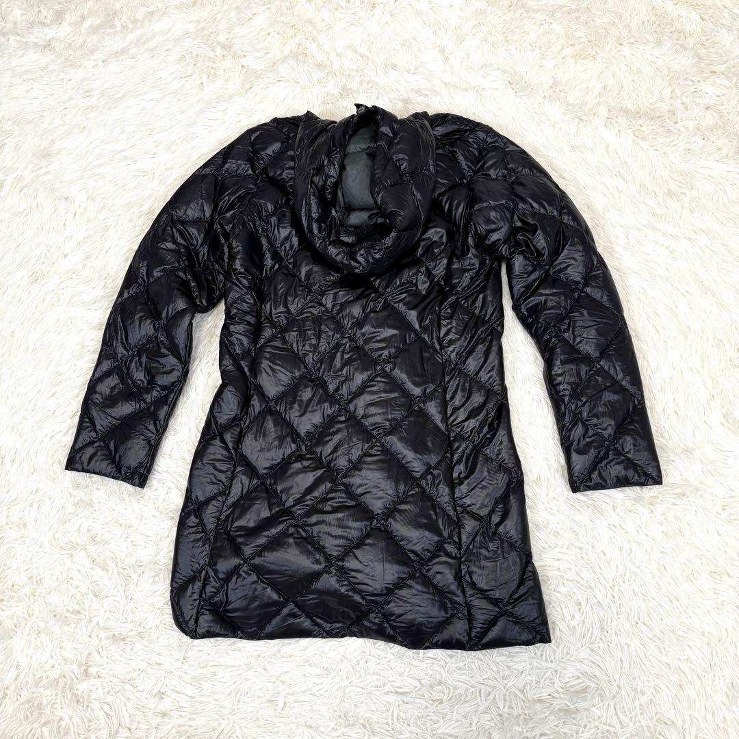 モンベル スペリオ ダウントラベルコート ロングダウン ブラック M 薄手軽量