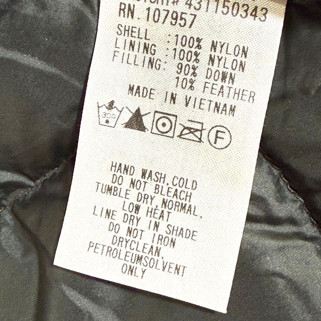 モンベル スペリオ ダウントラベルコート ロングダウン ブラック M 薄手軽量