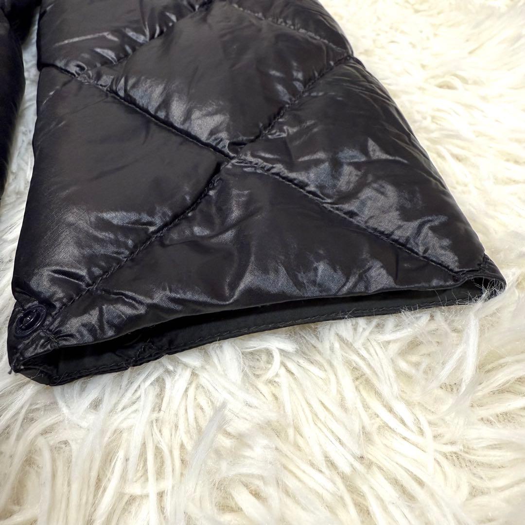 モンベル スペリオ ダウントラベルコート ロングダウン ブラック M 薄手軽量
