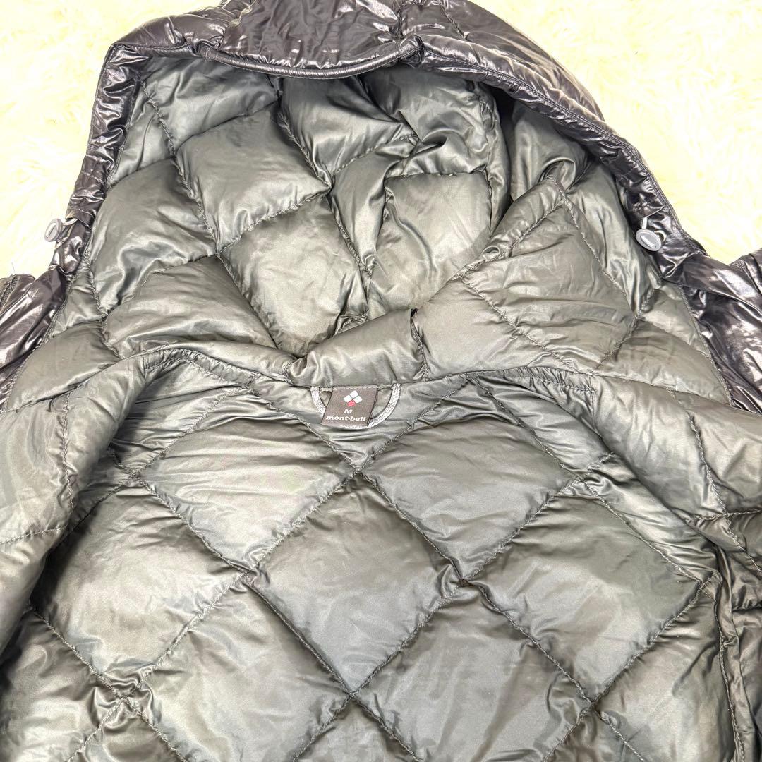 モンベル スペリオ ダウントラベルコート ロングダウン ブラック M 薄手軽量