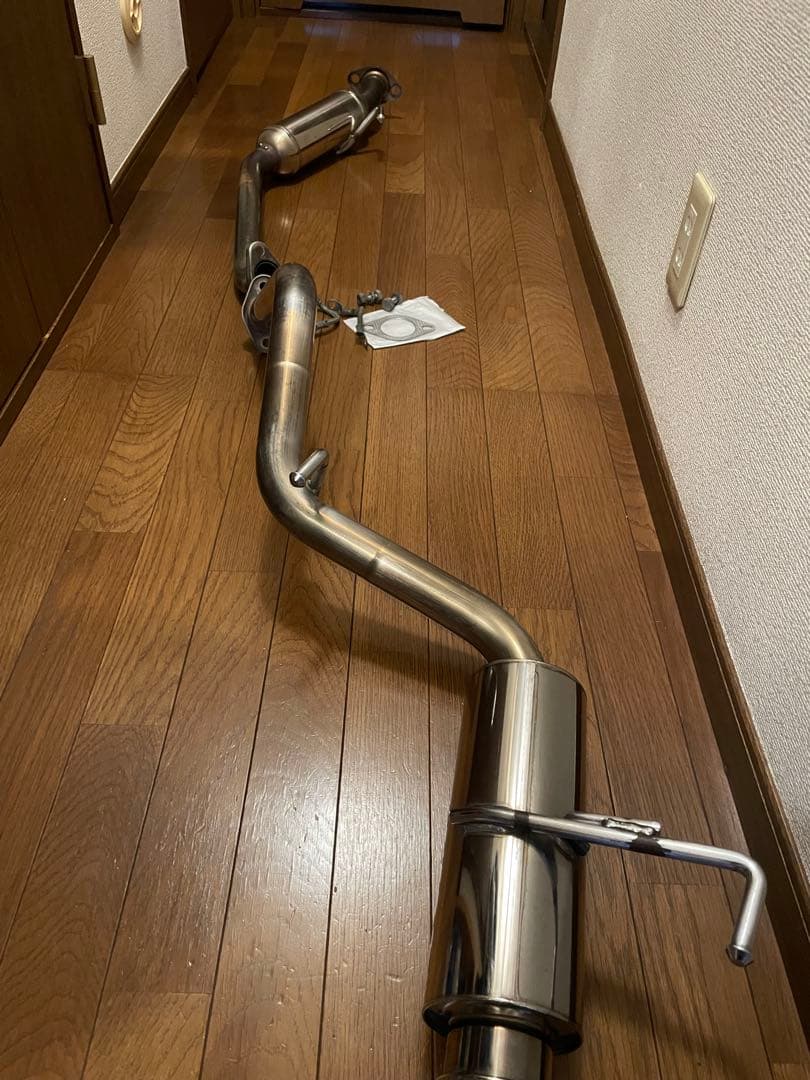 ジムニーjb23タニグチ　コンペティションマフラーⅢアース線付き