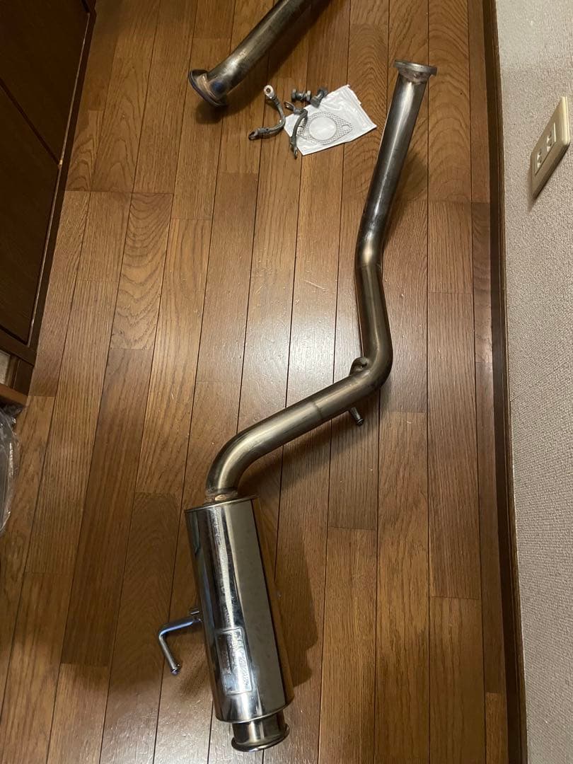 ジムニーjb23タニグチ　コンペティションマフラーⅢアース線付き